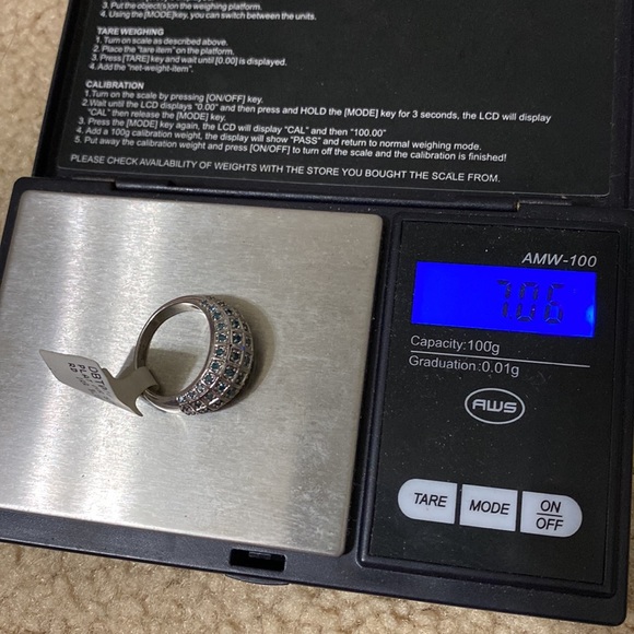 🖤REAL BLUE DIAMOND RING - Picture 8 of 14